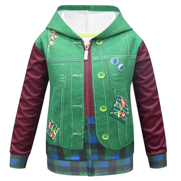 Zoey Zombies Outfit - Cosplay Costume 3D Kid Hoodie QT209524