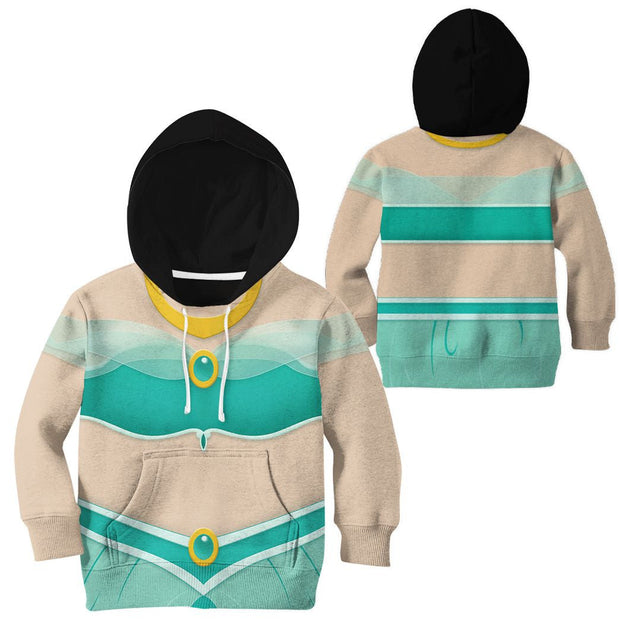 3D Kids Jasmine Princess Custom Cosplay Tshirt Hoodie Apparel