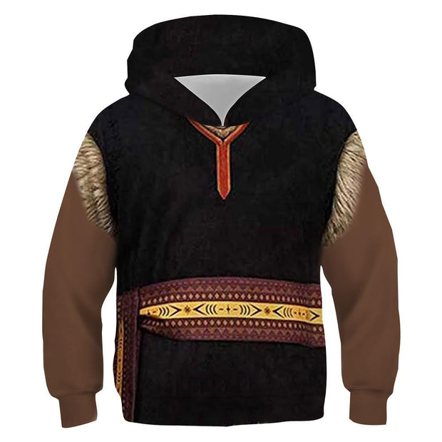 Kids Kristoff Hoodies Frozen 2 Pullover 3D Print