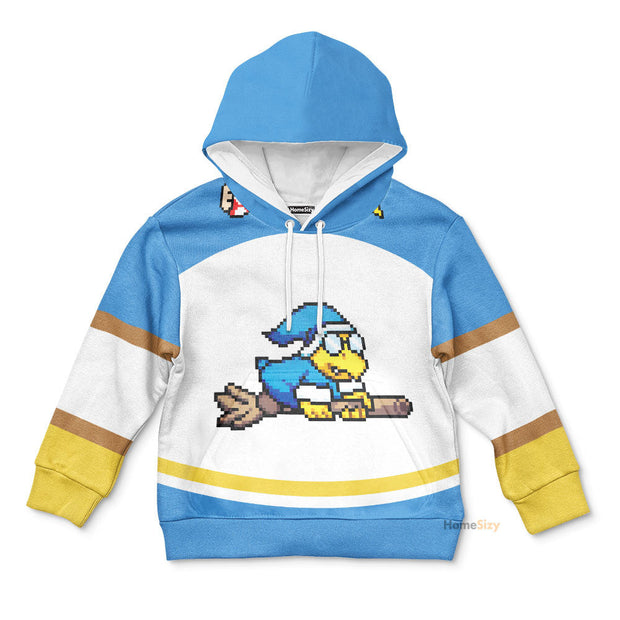 Personalized Custom Name And Number 3D Magikoopas Kamek Sports Kid Hoodie QT305484Hf