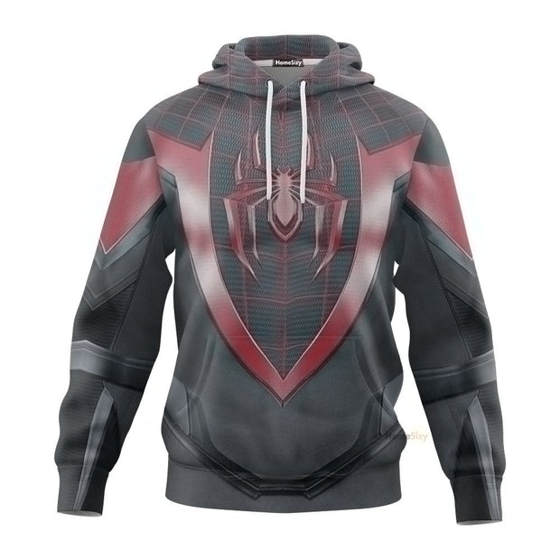 3D Spiderman Miles Morales Custom Cosplay Costume Tshirt Hoodie QT208414Tf