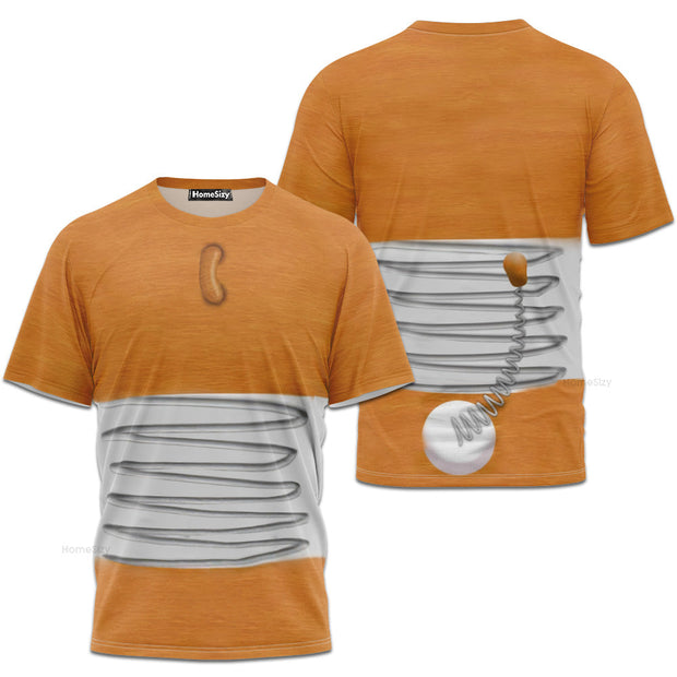Slinky Toy Story Cosplay Costume - 3D Tshirt