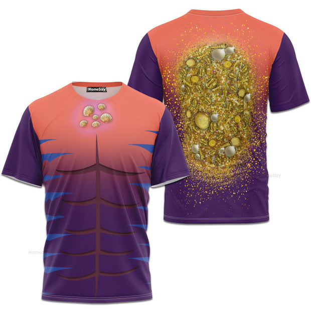 Tamatoa Moana Cosplay Costume - 3D Tshirt