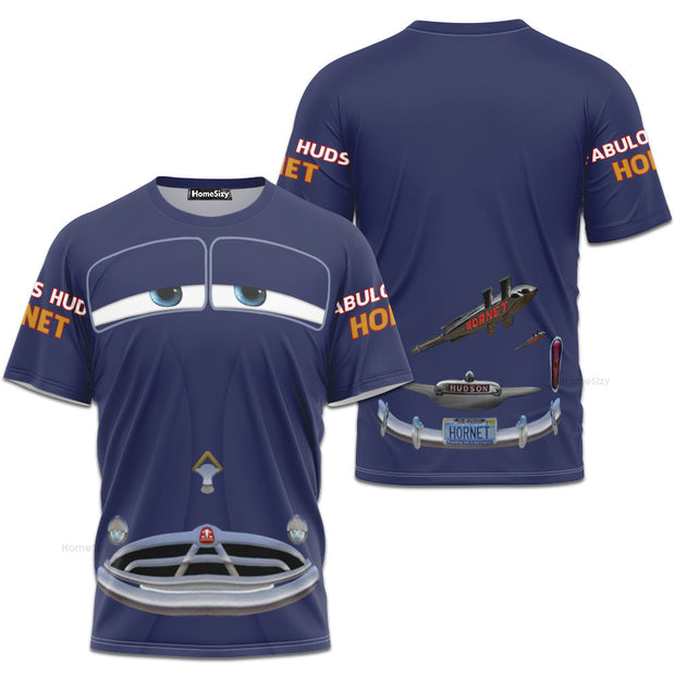 Doc Hudson Disney Cars Cosplay Costume - 3D Tshirt