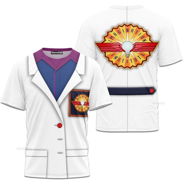 Journey Into Imagination With Figment Cast Member Cosplay Costume - 3D Tshirt