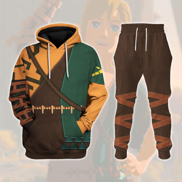 Tears Of The Kingdom Link Attire Unisex Hoodie Sweatshirt T-shirt Sweatpants Cosplay ZDHS19 HSZD008 LOZD