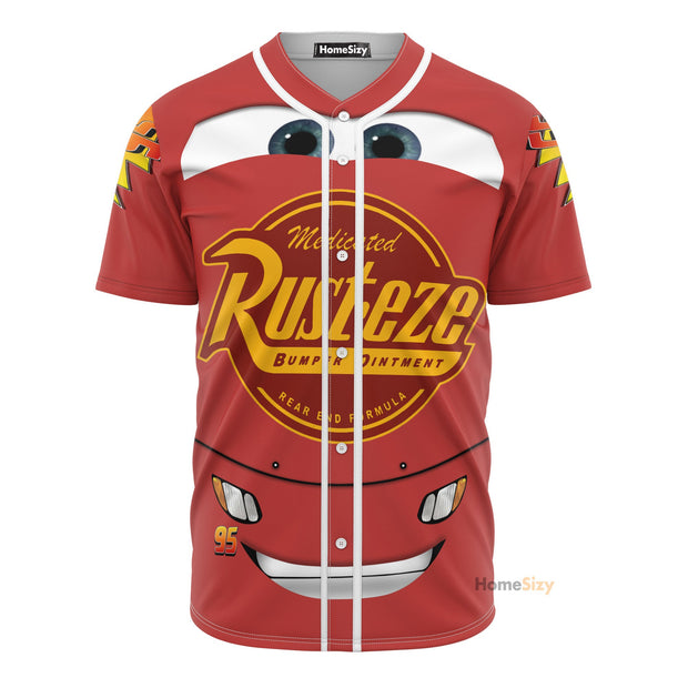 Lightning McQueen Cosplay Costume - Baseball Jersey