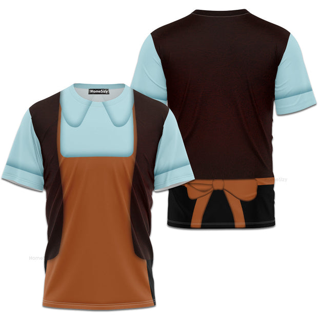 Mister Geppetto Pinocchio Cosplay Costume - 3D Tshirt