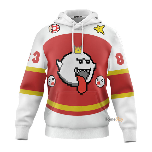 Custom Name And Number 3D King Boo Sports - Personalized 3D Hoodie QT208201