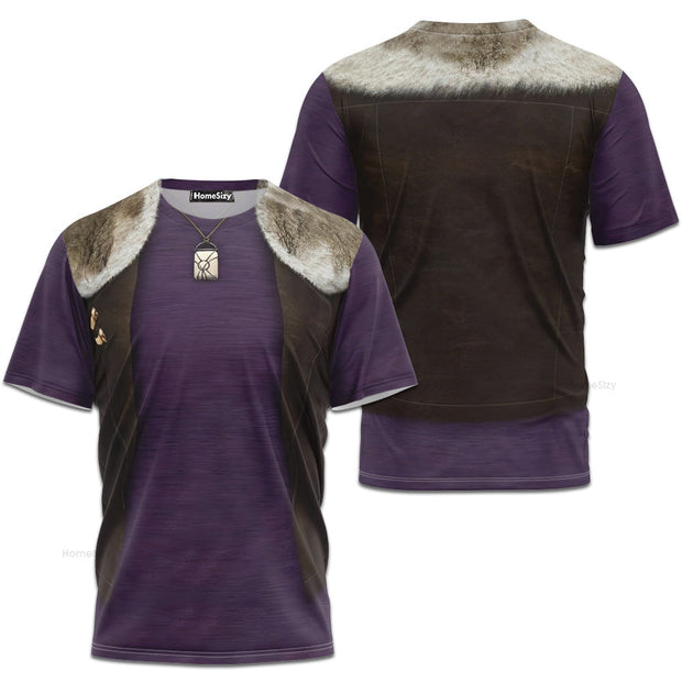Zombies 3 Wyatt Lykensen Werewolves World Cosplay Costume - 3D Tshirt