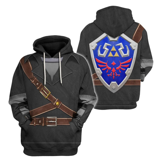 Dark Link Attire Shield Unisex Hoodie Sweatshirt T-shirt Sweatpants Cosplay ZDHS22 HSZD011 LOZD