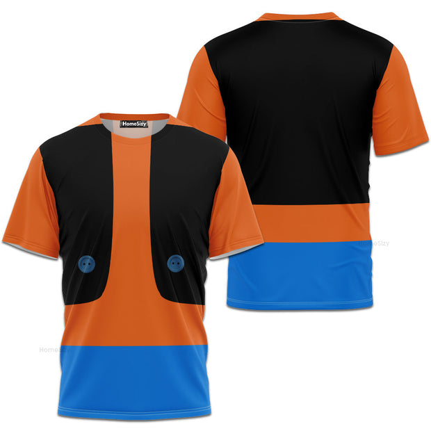 Goofy Cosplay Costume - 3D Tshirt