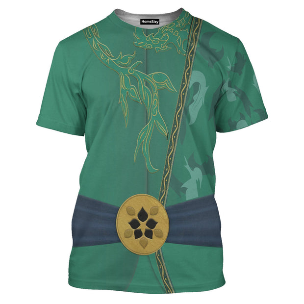 Chief Benja Raya And The Last Dragon Cosplay Costume - 3D Tshirt