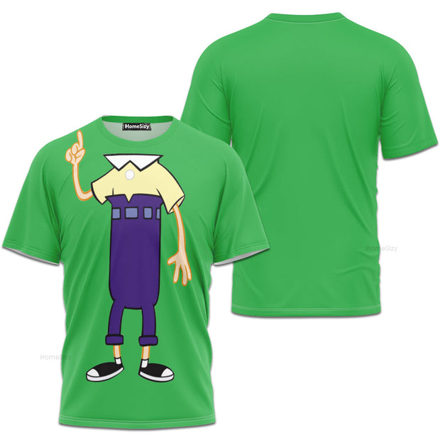 Phineas And Ferb Ferb Fletcher Cosplay Costume - 3D Tshirt