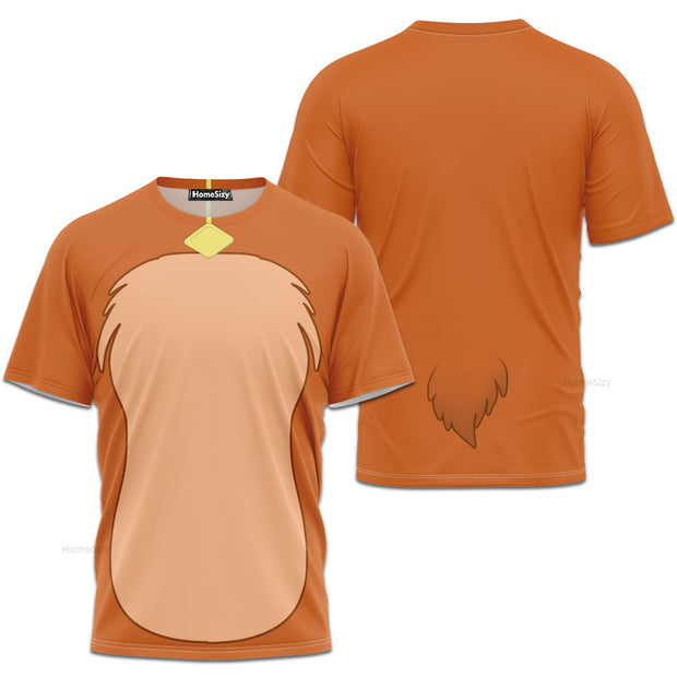Lady And The Tramp Animal Kingdom World Cosplay Costume - 3D Tshirt QT302078