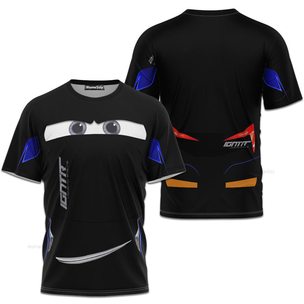 Jackson Storm Cars Cosplay Costume - 3D Tshirt