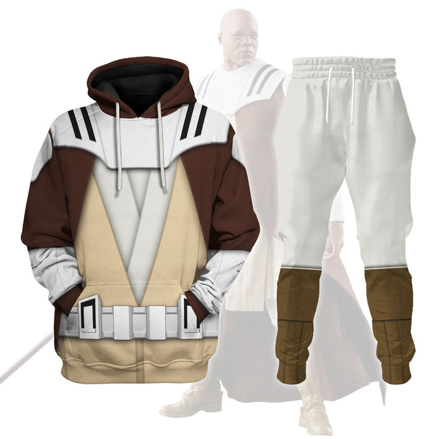 Stwa Mace Windu's Jedi Robes Costume Hoodie Set CSSWR075 HSQT4221