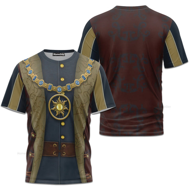 Tangled King Frederic Cosplay Costume - 3D Tshirt