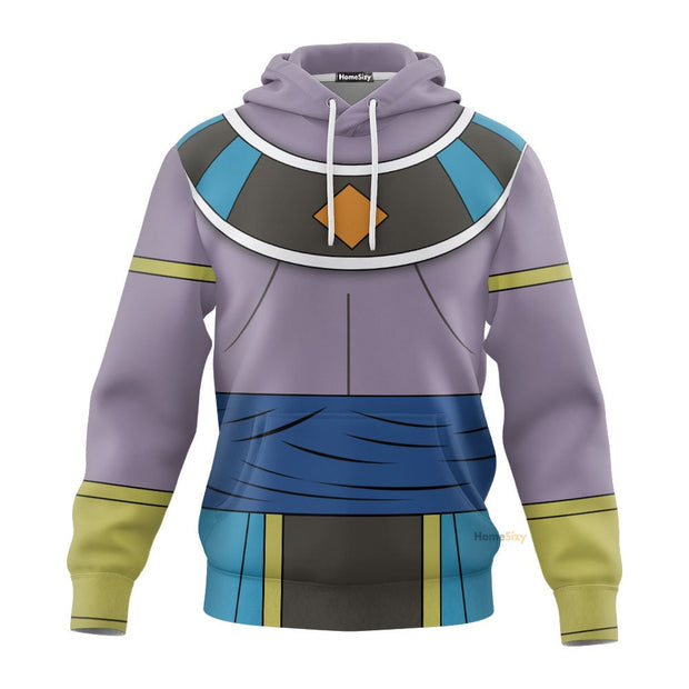 3D Anime DrBa Z Beerus God Jesus Of Destruction Custom Cosplay Costume Hoodie QT308039