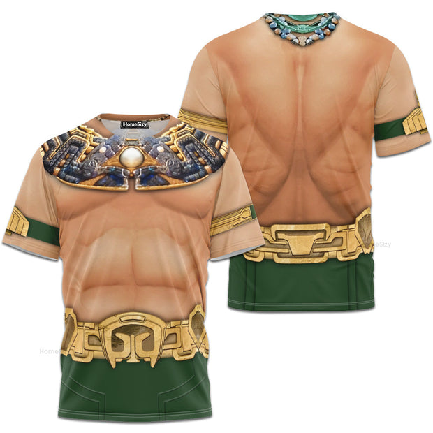 Namor Black Panther 2 The King Of Talocan Cosplay Costume - 3D Tshirt