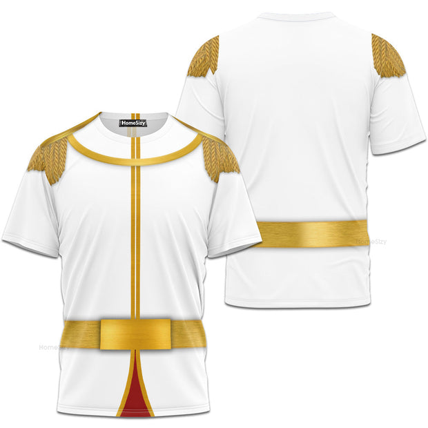 Prince Charming Cinderella Cosplay Costume - 3D Tshirt