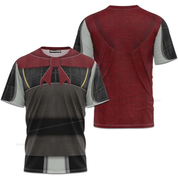 Li Shang Mulan Cosplay Costume - 3D Tshirt