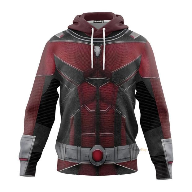 3D Ant Man Custom Cosplay Costume Hoodie QT210300Hf