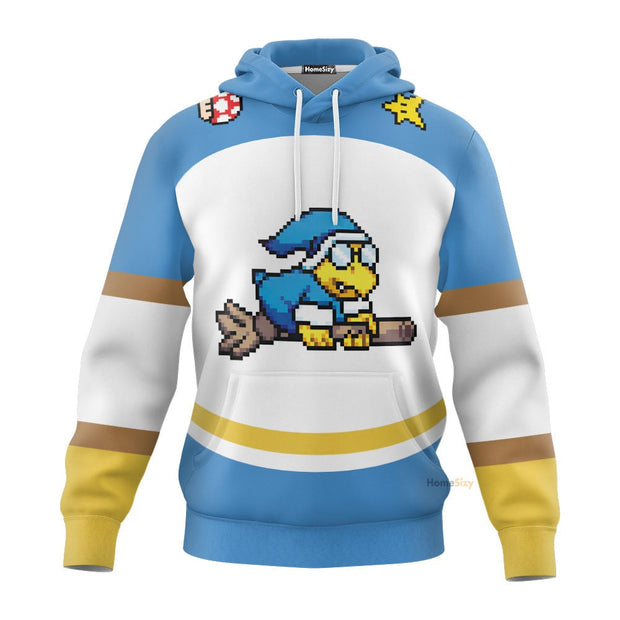 Personalized Custom Name And Number 3D Magikoopas Kamek Sports Hoodie QT305484Hf