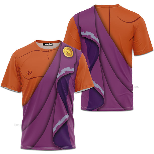 Zeus Hercules Cosplay Costume - 3D Tshirt