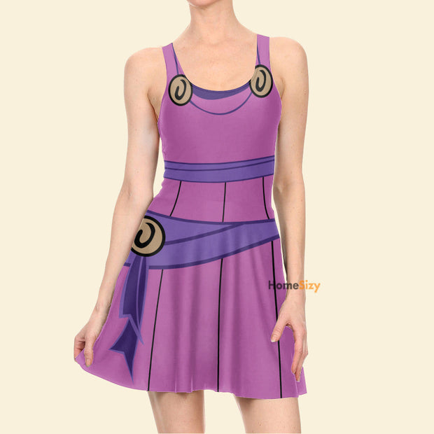 Hercules Movie Megara Cosplay Costume - Skater Dress