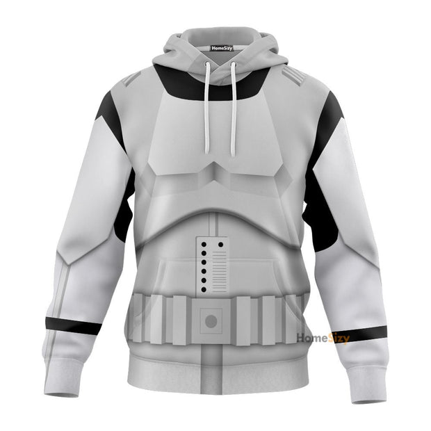 3D Stwa Stormtrooper Custom Cosplay Costume Tshirt Hoodie QT205331Hg