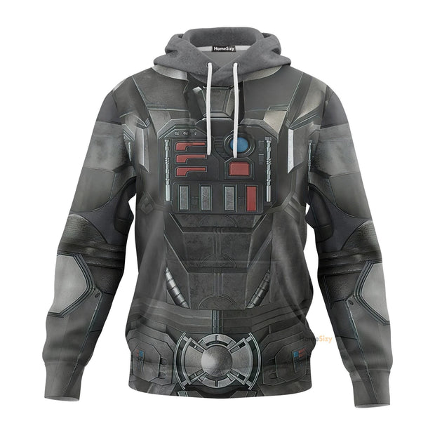 3D Movie SW Darth Vader Custom Cosplay Costume Hoodie QT305282Hf
