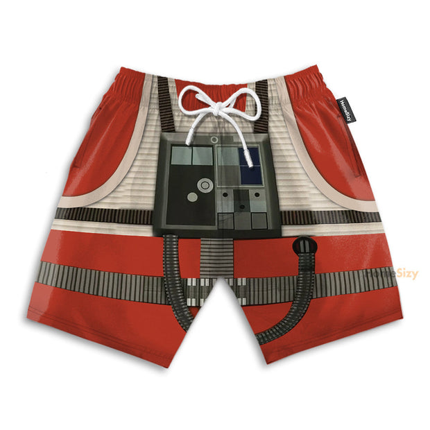 Stwa Rebel Pilot Cosplay Costume - Beach Shorts