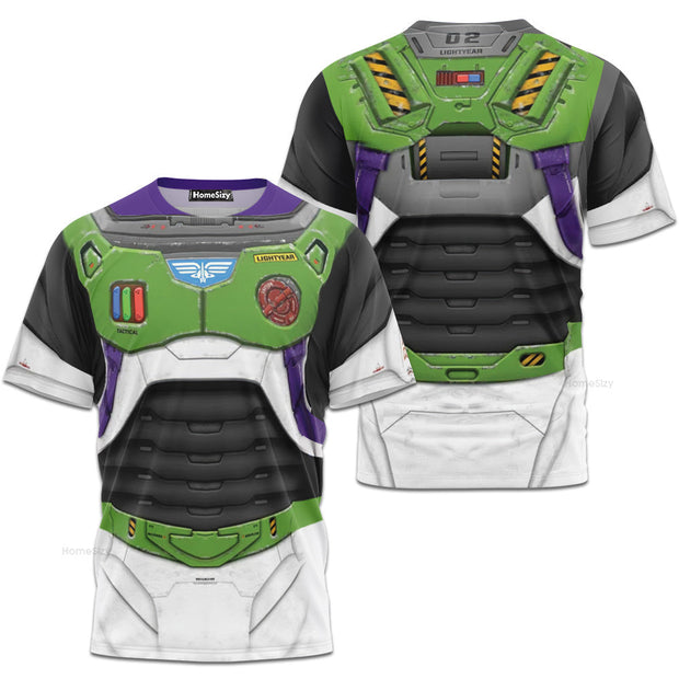 Buzz Lightyear Toy Story 2022 Cosplay Costume - 3D Tshirt