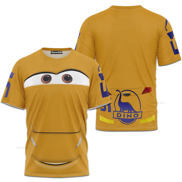 Cruz Ramirez Disney Cars Cosplay Costume - 3D Tshirt QT208626