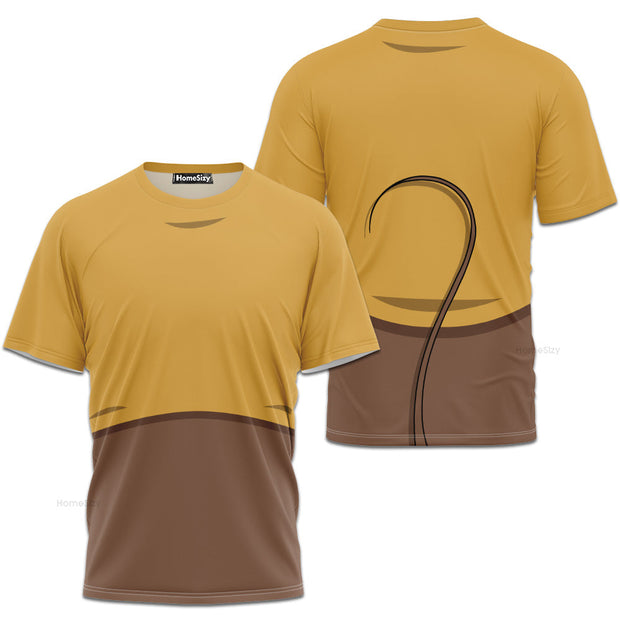 Gus Cinderella Cosplay Costume - 3D Tshirt