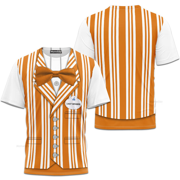 The Dapper Dans Orange Cosplay Costume - 3D Tshirt