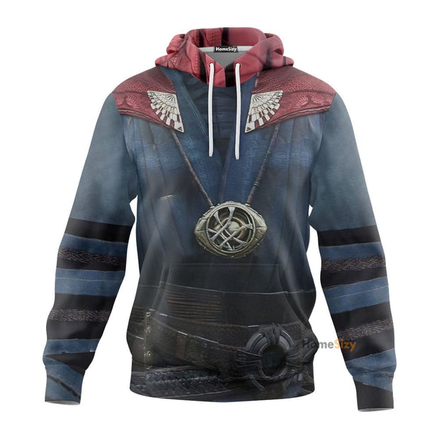 3D Dr Strange Custom Cosplay Costume Hoodie QT210154Hf