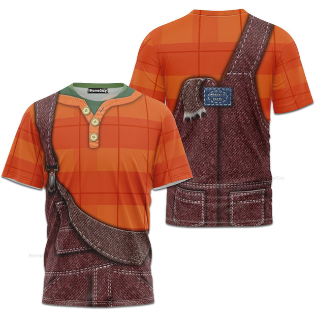 Ralph Wreckit Ralph Cosplay Costume - 3D Tshirt