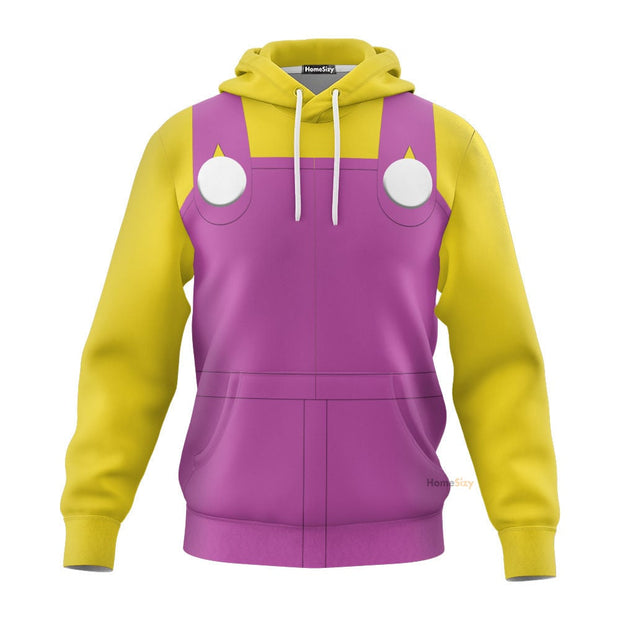 Mrio Wario - Cosplay Costume 3D Hoodie QT206327