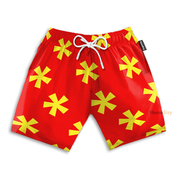 Chip And Dale Funny Cosplay Costume - Beach Shorts