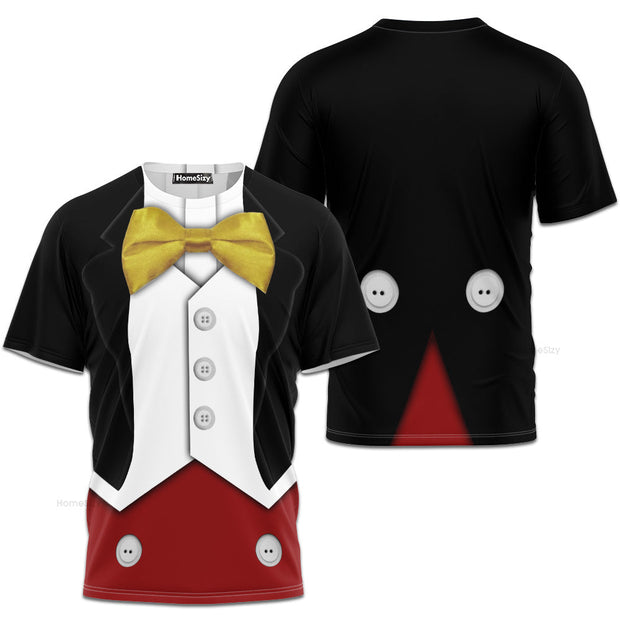 Mickey Mouse Mickey Disnyland Cosplay Costume - 3D Tshirt