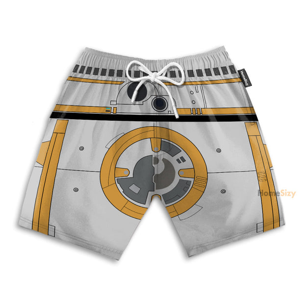 Stwa BB8 Funny Cosplay Costume - Beach Shorts