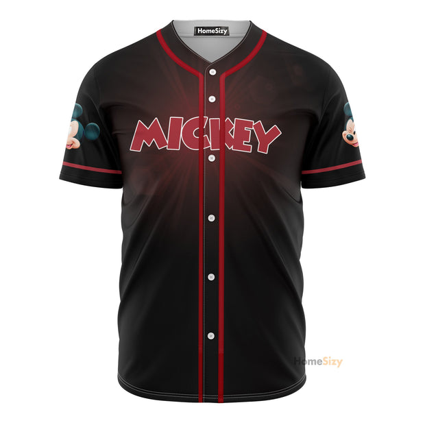 Personalized Custom Name happy MK M*ckey play with water Baseball Tee Jersey Shirt Printed 3D