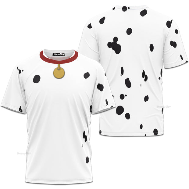 Pongoirt 101 Dalmatians Cosplay Costume - 3D Tshirt