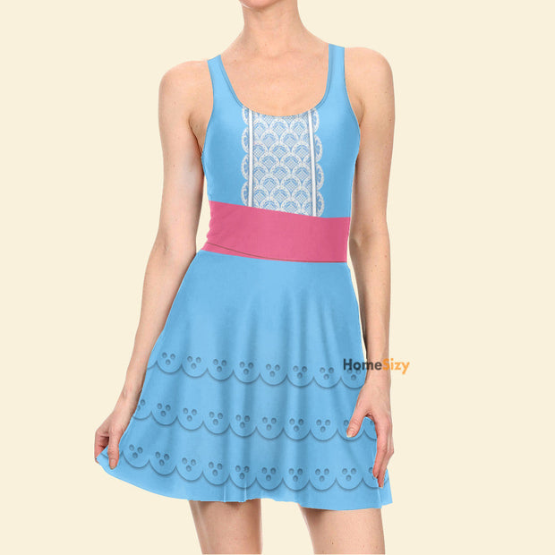 Toy Story Movie Bo Peep Cosplay Costume - Skater Dress
