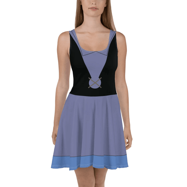 Sleeping Beauty Blue Fairy Cosplay Costume - Skater Dress