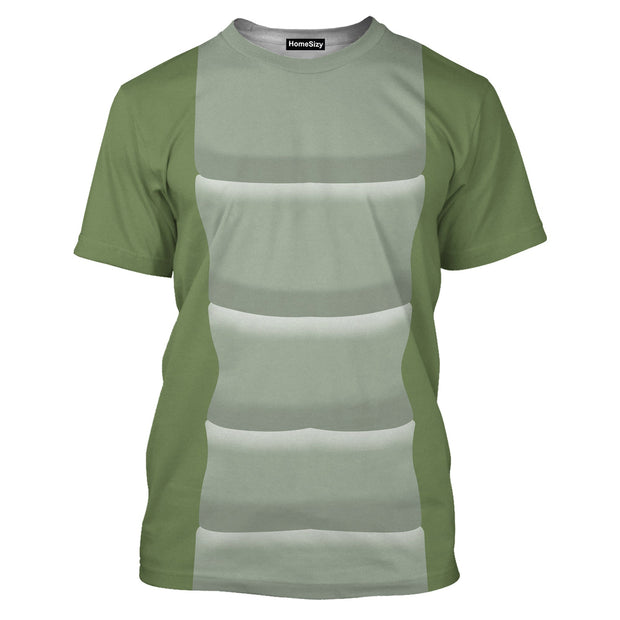 Tick Tock Peter Pan Cosplay Costume - 3D Tshirt