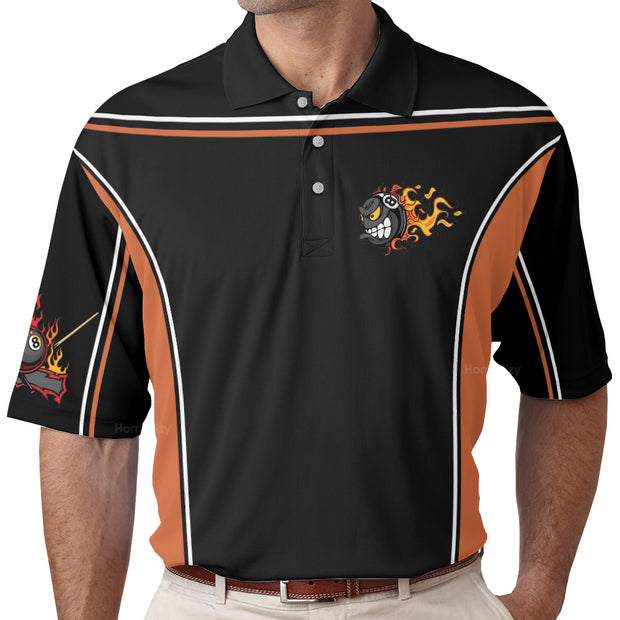 Personalized I'm Here To Break Your Balls Billiards Polo Shirt QT301292La
