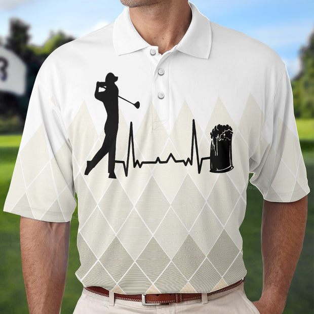 My Drinking Team Has A Golfing Problem Golf Polo Shirt QT206110La